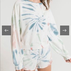 Z Supply Multi Color Tie-Dye Lounge Pullover - so in right now…..& trendy af! 🍭